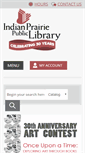 Mobile Screenshot of indianprairielibrary.org